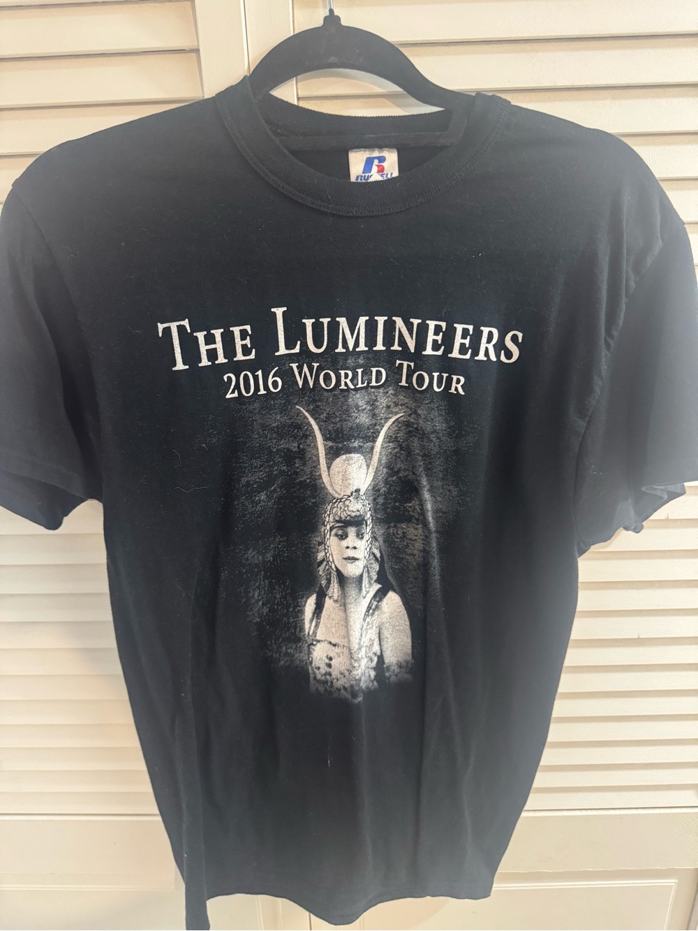 Russell Athletic Black The Lumineers 2016 World Tour Graphic Tee